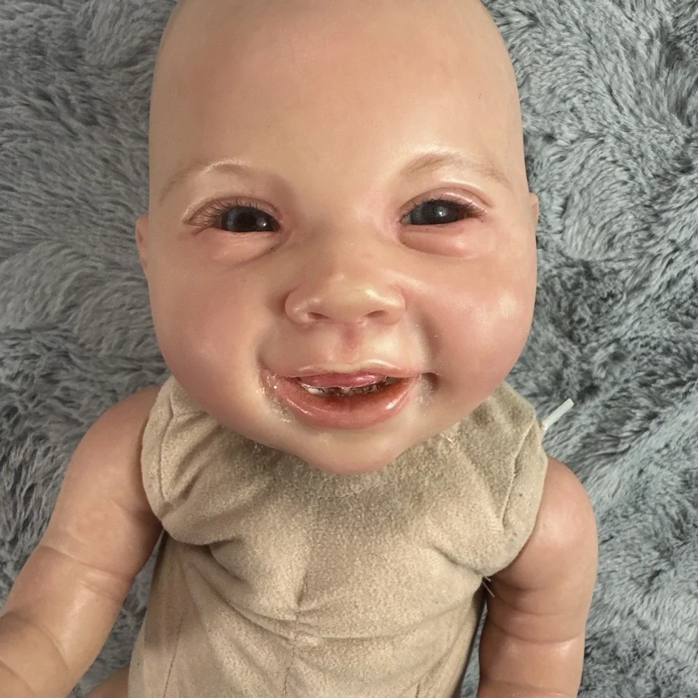 Reborn Baby Doll Aria by Ping Lao Handpainted Realistic weighted Vinyl Cloth